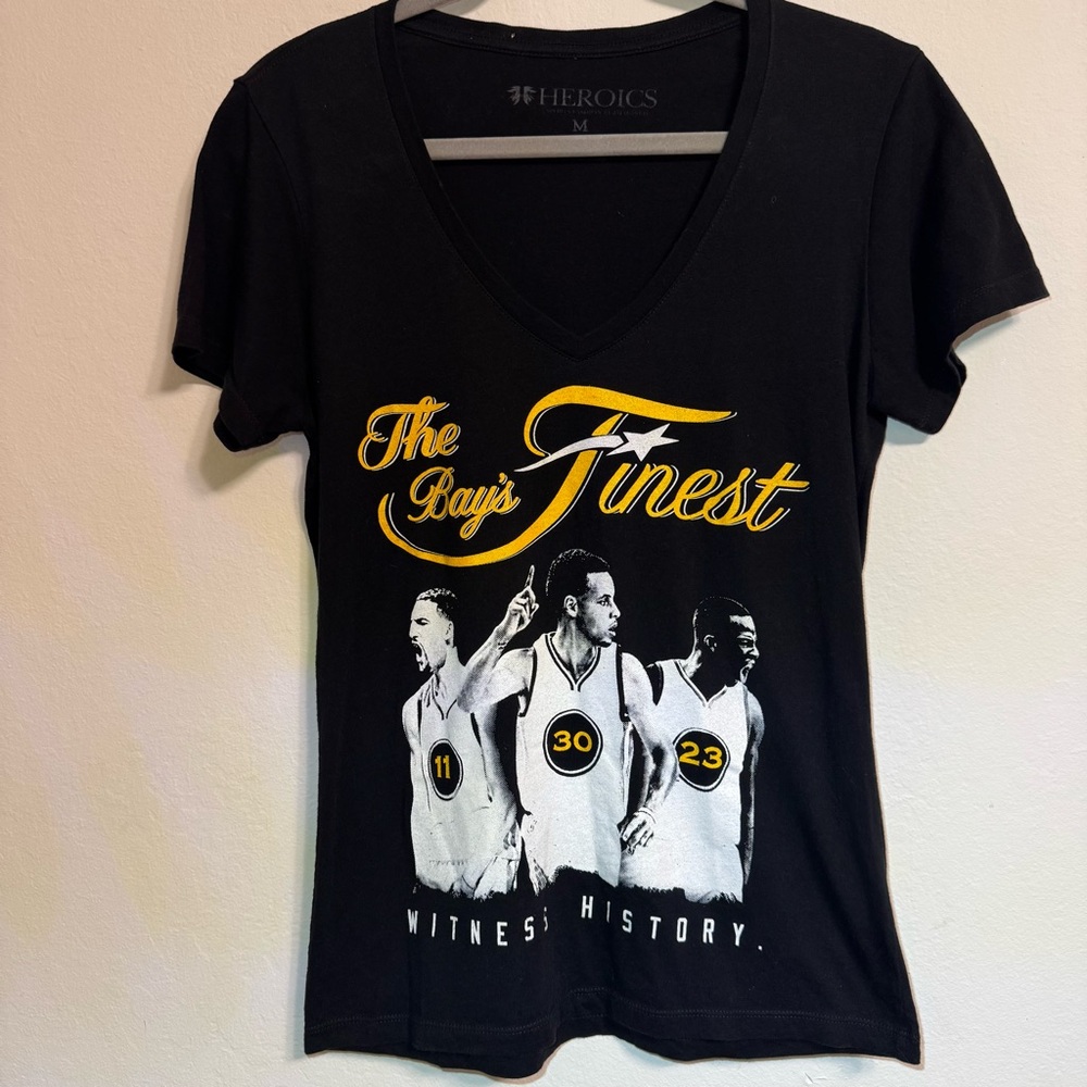 Heroics M Women’s Shirt Golden State Warriors Bay’s Finest Witness History